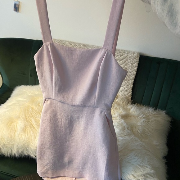 ARITZIA WILFRED ECOULEMENT MINI DRESS, SIZE 0, LIGHT PINK - Picture 3 of 7